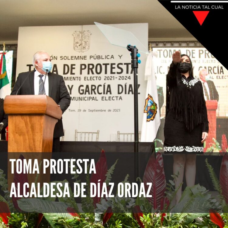 Toma Protesta Nataly García como Alcaldesa de Díaz Ordaz
