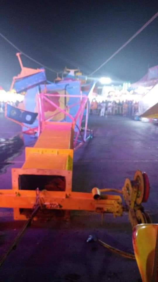 Se desploma juego mecánico en la Expo Guadalupe