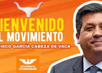 Se suma Cabeza de Vaca a Movimiento Ciudadano 