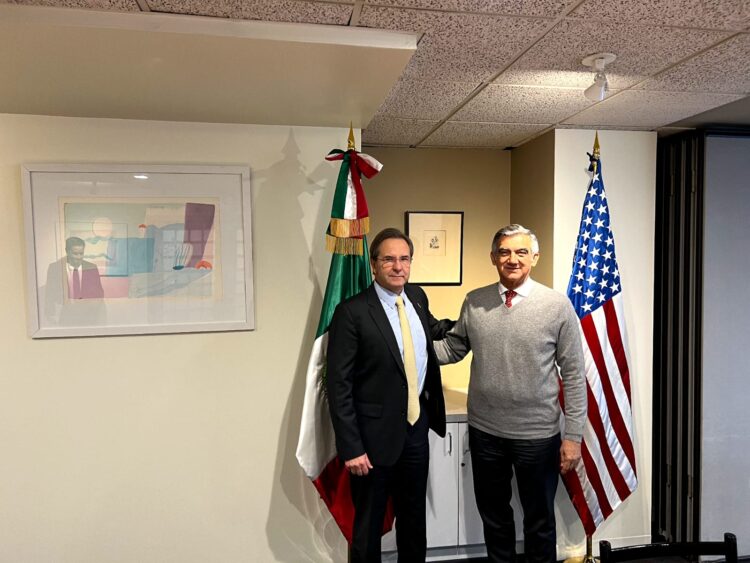 Gobernador y Embajador de México en EU promueven inversiones para Tamaulipas