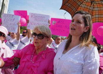 Participa Ale Cárdenas en protesta contra el Plan B