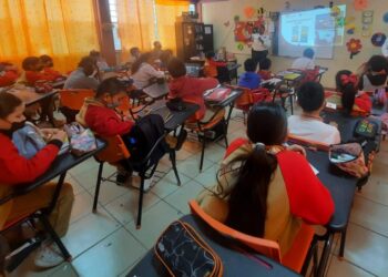 Orienta Guardia Estatal de Género a menores respecto a acoso escolar y valores