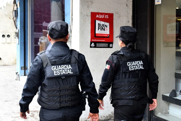 Guardia Estatal redobla operativo de vigilancia por el ‘’Buen Fin’’