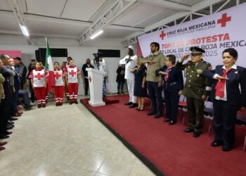 Toma protesta nueva directiva de la Cruz Roja en Reynosa