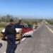 Guardia Estatal apoya con hidratación, comida y seguridad a cicloviajeros japoneses
