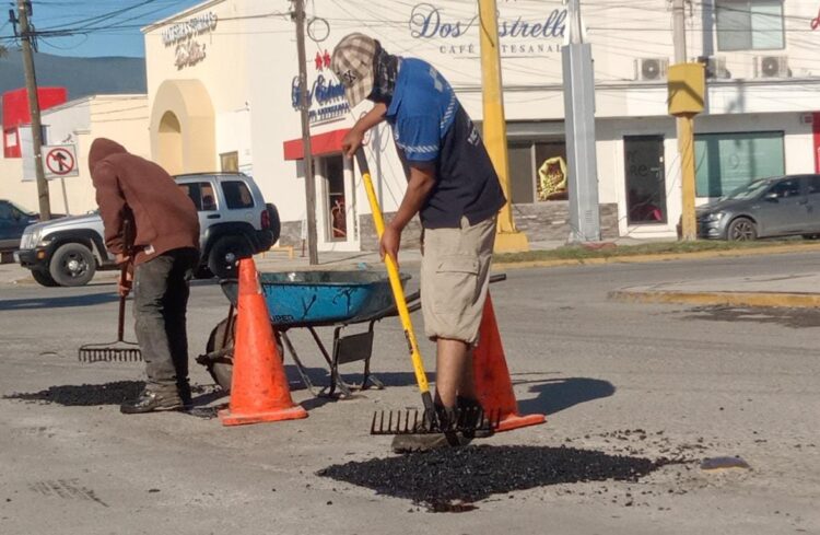 Continúan con programa de bacheo permanente para Victoria