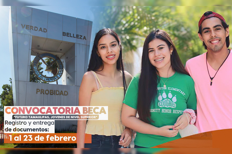 Convoca la UAT a sus estudiantes a participar por la beca Futuro Tamaulipas
