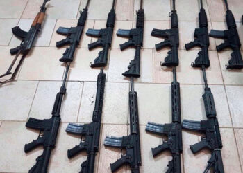Decomisan en las fronteras 32 mil 439 armas en cinco años