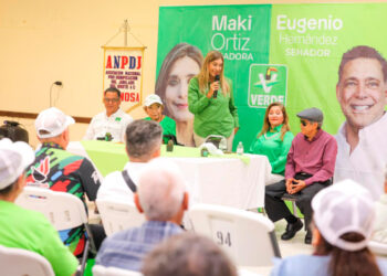 Es Maki Ortiz la candidata de los pensionados, votarán por el Partido Verde