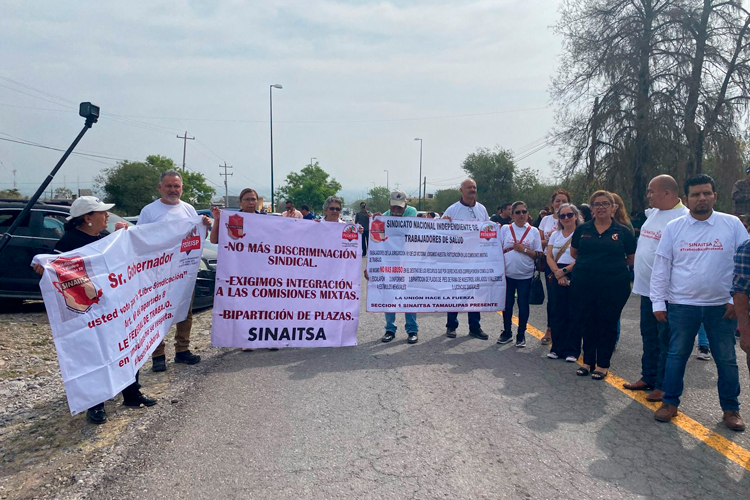 Trabajadores de salud exigen base sindical