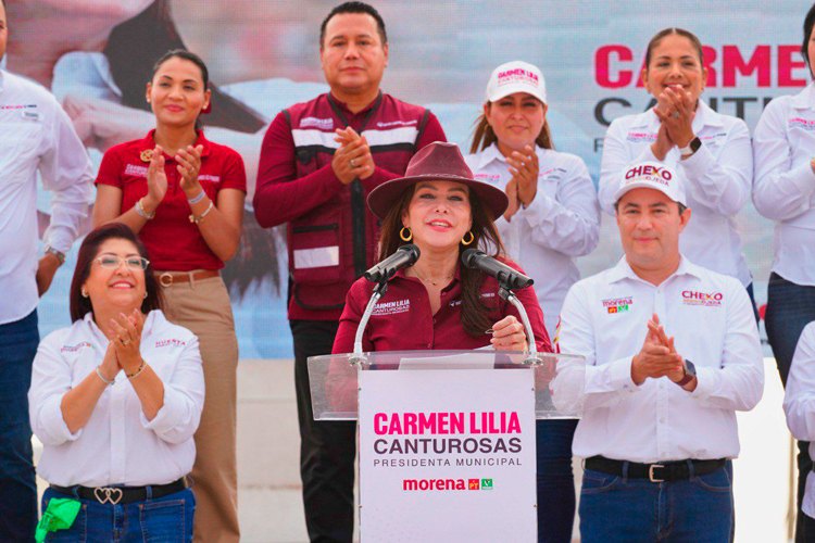 Refrenda Carmen Lilia concretar la transformación en Nuevo Laredo