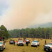 Sigue el combate contra incendio en el Cañón del Novillo