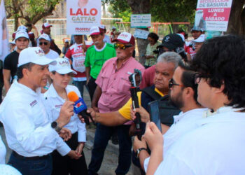 Cerrará campaña Lalo Gattás junto al pueblo de Victoria