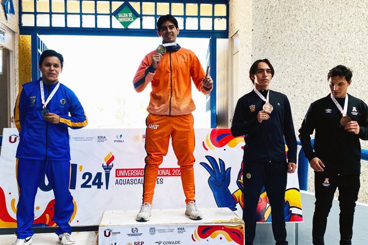 Más oro para la UAT en Universiada Nacional 2024