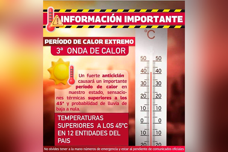 Alerta Reynosa ante tercer ola de calor