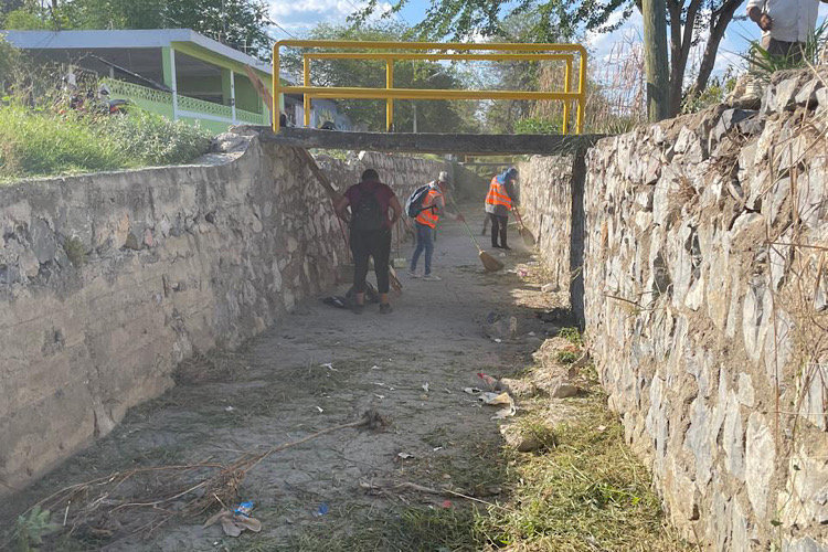 Limpian en Victoria 37 km de drenes, por llegada de ‘Alberto’