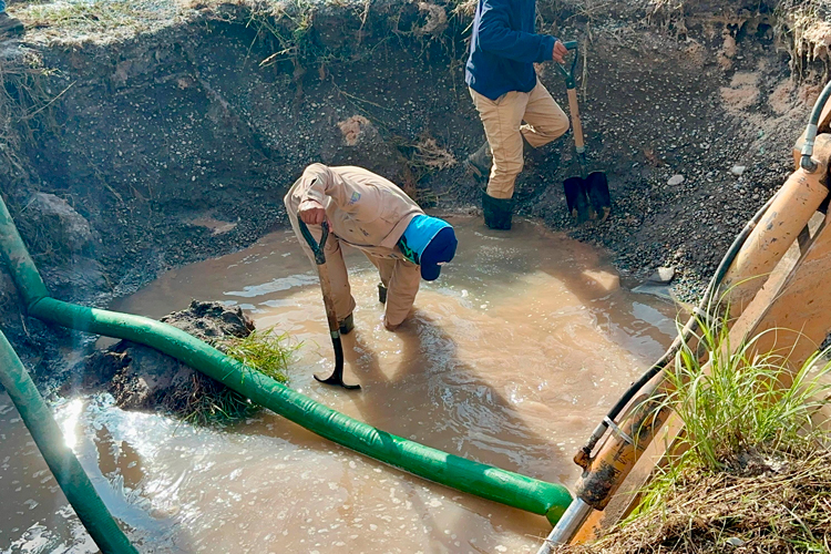 Sin agua el 40% de la población por fuga en Acueducto Guadalupe Victoria