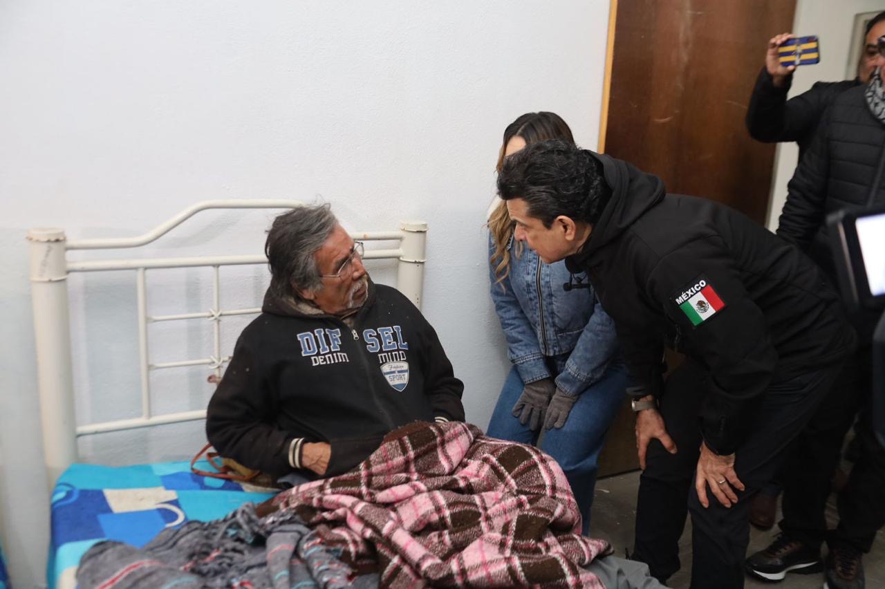 Supervisa alcalde refugio temporal por bajas temperaturas