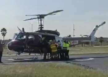 Rescatan y trasladan a Victoria a jornalero herido en la Sierra de Tula