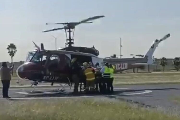 Rescatan y trasladan a Victoria a jornalero herido en la Sierra de Tula