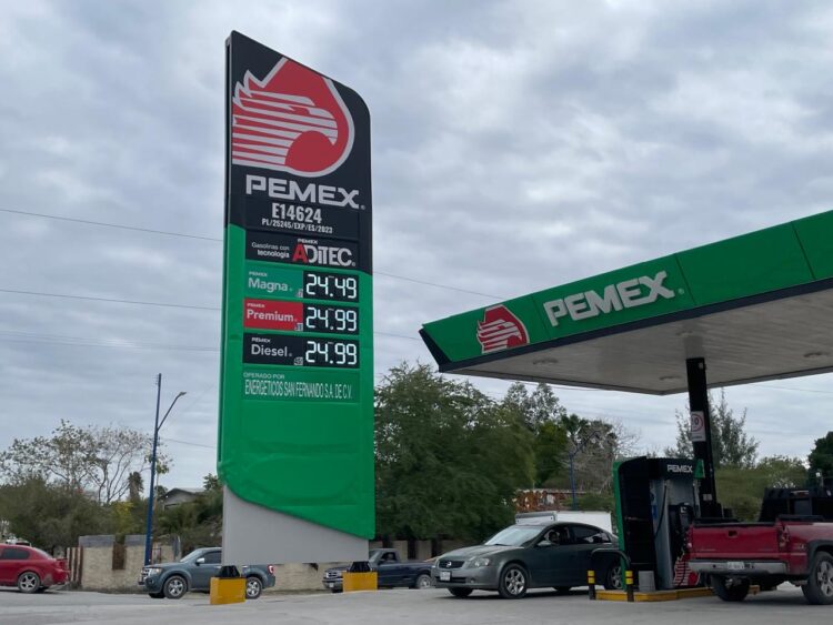Diesel por arriba de los $25 pesos para este ciclo en San Fernando