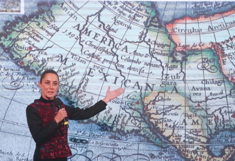 Llamémosle América Mexicana, responde Sheinbaum a Trump