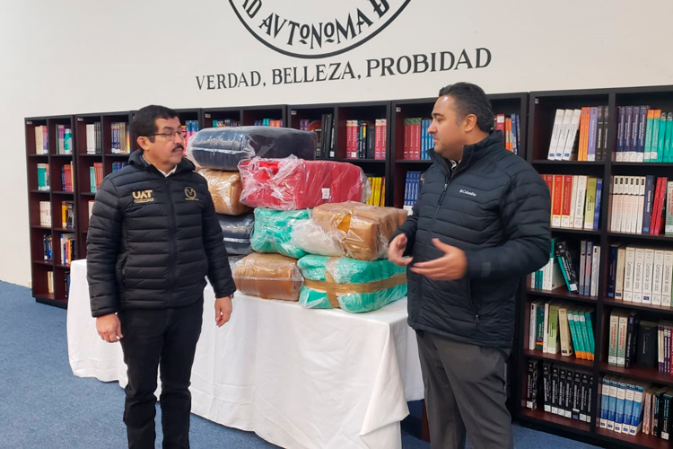 Rector Dámaso Anaya supervisa obras de la UAT en Nuevo Laredo ...