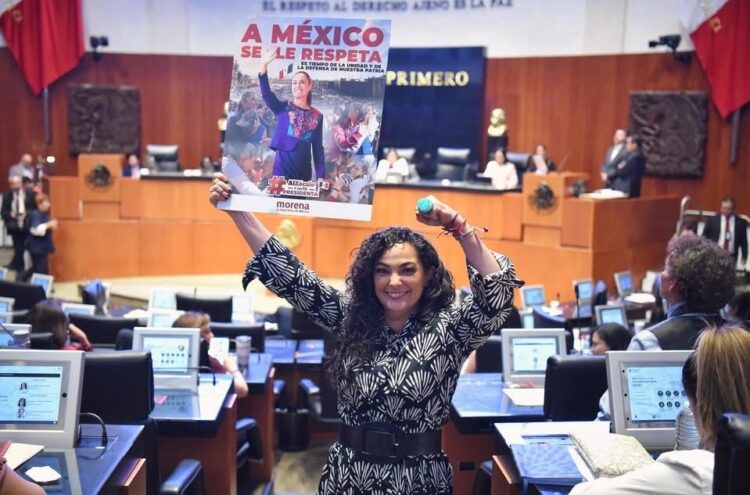 “Unidad nacional frente al injerencismo” apoyo firme de Olga Sosa desde el Senado