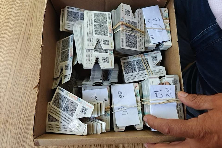 Destruye INE credenciales no reclamadas