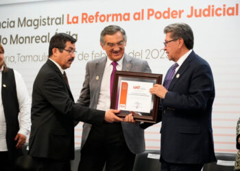 Ricardo Monreal expone en la UAT conferencia sobre la reforma al Poder Judicial
