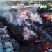Activa Gobierno de Tamaulipas acciones protocolarias coordinadas para extinción de incendio