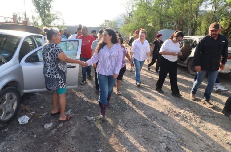 Apoyan legisladoras a la población damnificada en Reynosa