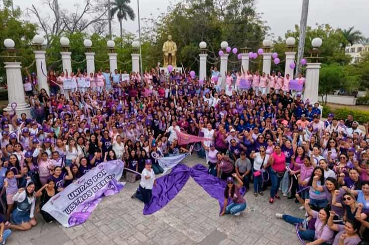 Ilumina Unidad Ejecutiva de la SET Torre Gubernamental con luces violeta