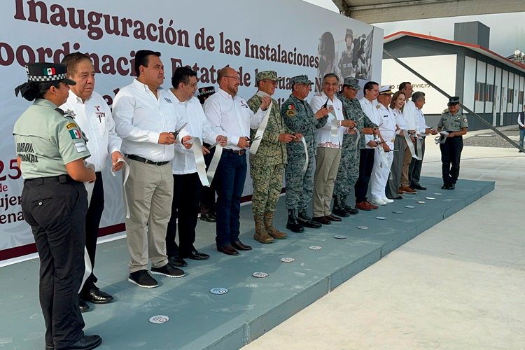 Inauguran Gobernador instalaciones de la Guardia Nacional