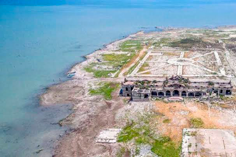 Baja nivel de la presa Vicente Guerrero
