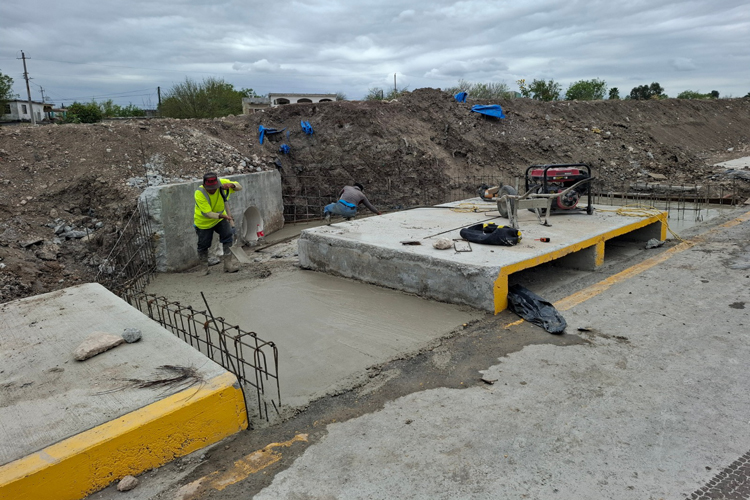 Gobierno de Américo fortalece a Reynosa con infraestructura hidráulica y vial