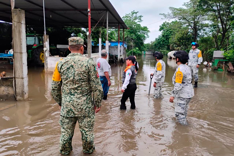 Tamaulipas recibe el apoyo federal ante afectaciones por Barry