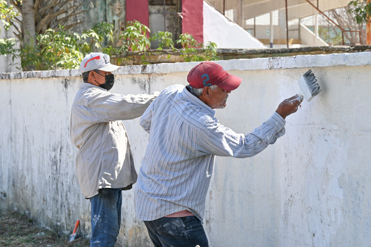 Gobierno Municipal de El Mante fortalece el mantenimiento del Parque Miguel Alemán