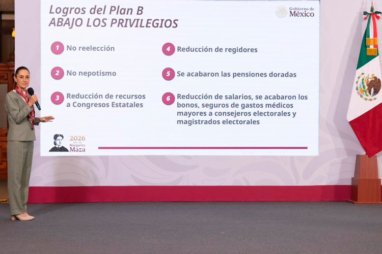 Es muy bueno el trabajo que se hace en Tamaulipas: Sheinbaum
