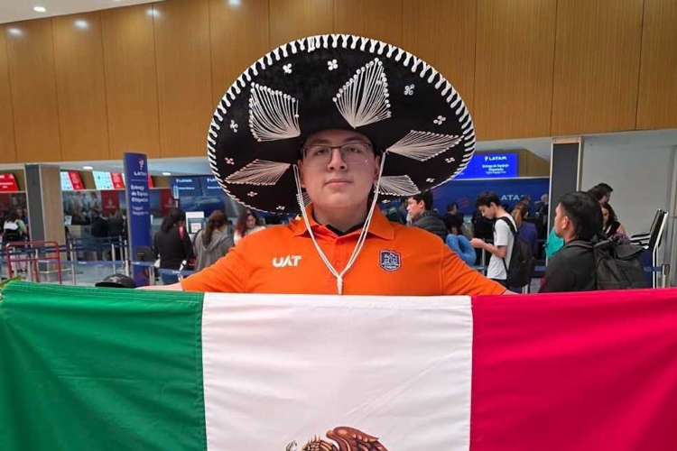 Estudiante de la UAT triunfa en Brasil